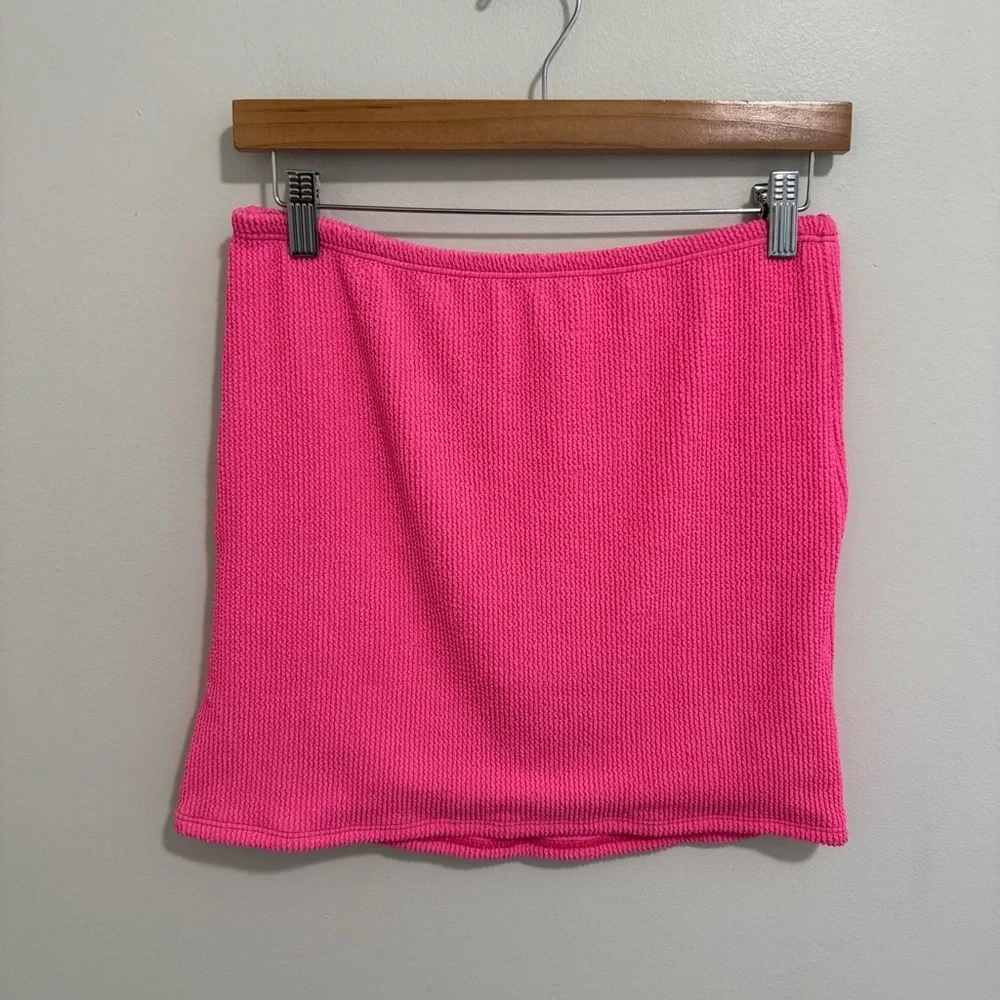 Good American NWT Always Fits Hot Pink Mini Skirt
